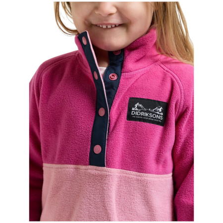 Sweatshirt enfant Didriksons Monte Kids Half Bu 6 Cactus Pink