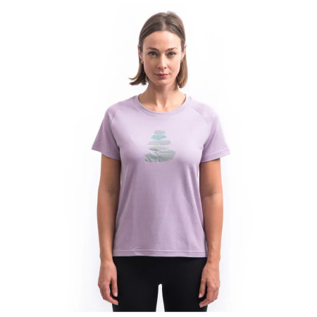T-shirt femme Sensor Merino Blend Stone