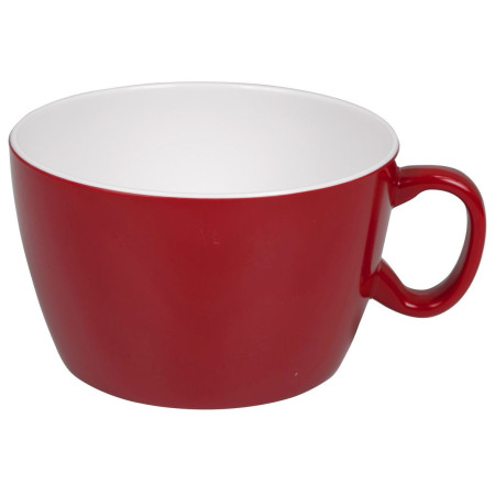 Bol à soupe Bo-Camp Soup Bowl Melamine 2 rouge Red/White