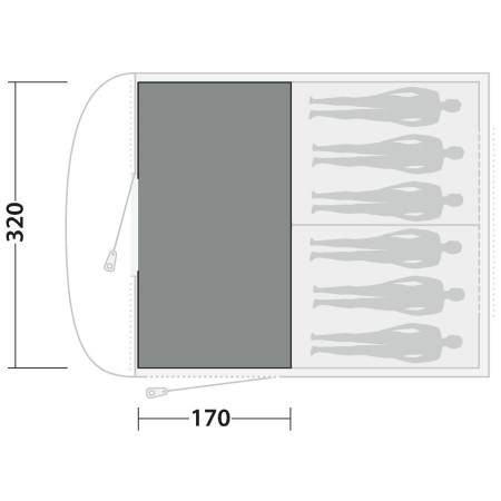 Tapis de tente Easy Camp Carpet Edendale 600