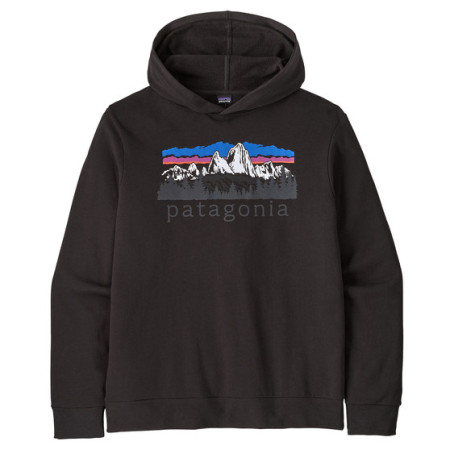Sweat-shirt homme Patagonia M's Fitz Roy Foothills Daily Hoody noir Black