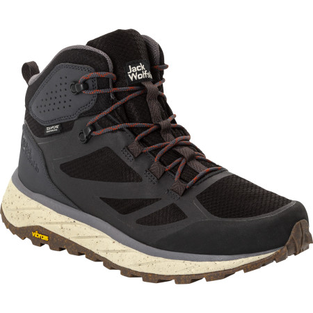 Chaussures randonnée homme Jack Wolfskin Terraventure Texapore Mid M vert phantom / grey