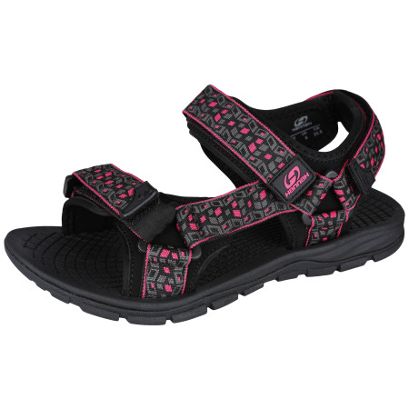 Sandales femme Hannah Feet (cube) noir / rose Jazzy(Cube)