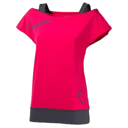 T-shirt femme Progress Taiko 23OK girs Pink/Gray