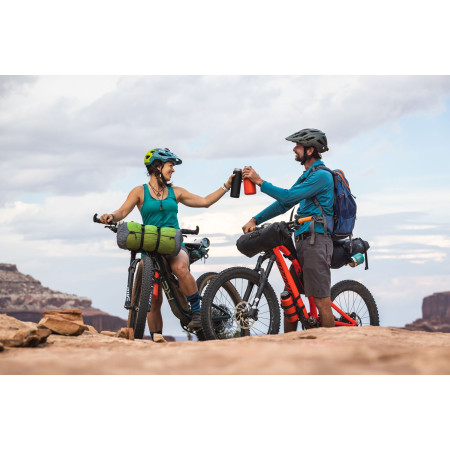 Bouteille en acier inoxydable Klean Kanteen Wide w/Wide Loop Cap - brushed stainless 800 ml