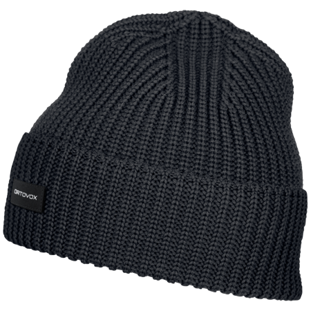 Bonnet Ortovox Cozy Rib Beanie noir Black Raven