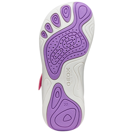 Chaussures enfant Geox J Foot-Run Girl Pink/Lavender