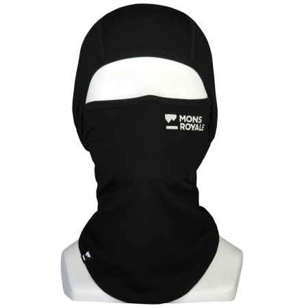 Cagoule Mons Royale Santa Rosa Merino Flex 200 Balaclava black vert Black