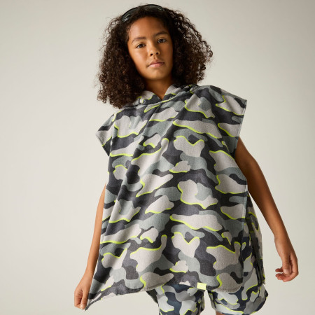 Poncho enfant Regatta Kids Towel Robe DrkStrmCamo