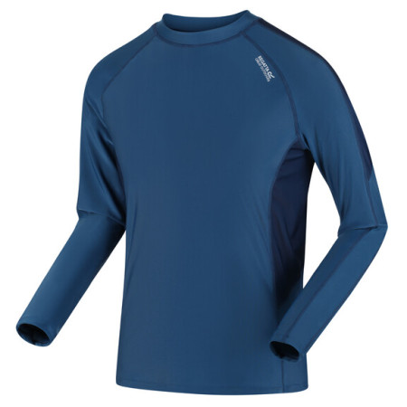 T-shirt homme Regatta LS Rash Guard bleue DynBlu/MnltD