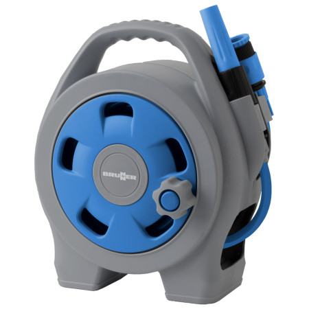 Enrouleur tuyau Brunner Aquafil Pro bleu / gris