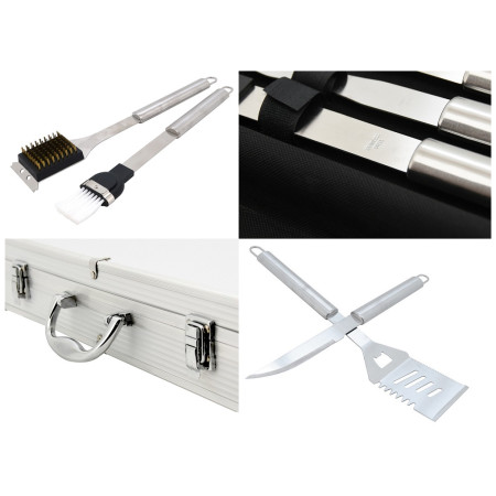 Set barbecue Cattara Ustensiles barbecue 11 pcs
