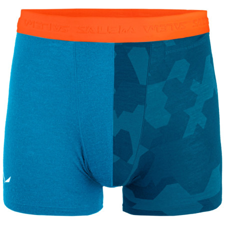Caleçons fonctionnels homme Salewa Cristallo Warm Amr M Boxer bleue CloisonneBlue