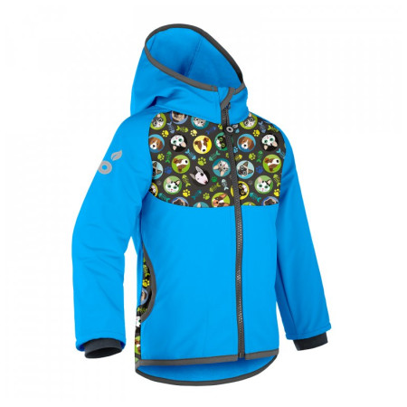 Veste softshell enfant Unuo Fleece Basic bleu clair