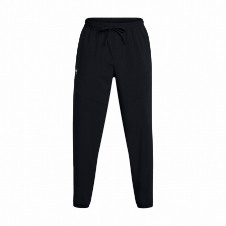 Pantalons de survêtement hommes Under Armour Vibe Woven Jogger noir Black/White