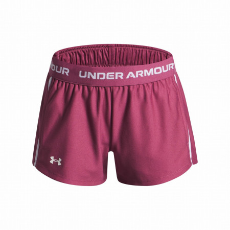 Short enfant Under Armour G Tech Play Up Short-RED violet foncé / rose Red