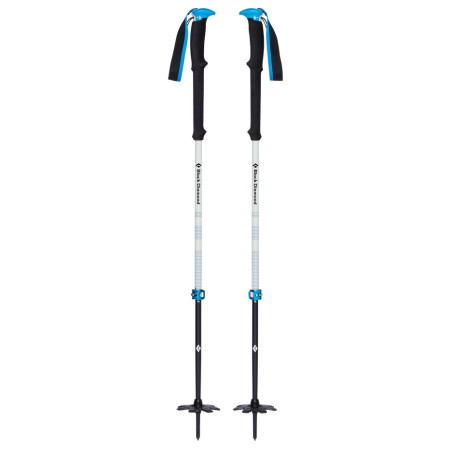 Bâtons ski Black Diamond Expedition 2 Pro blanc / bleu Kingfisher