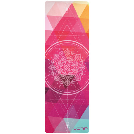 Tapis Yoga Loap Vinay rose / noir Pink