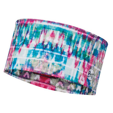 Bandeau Buff Coolnet UV+ Headband turquoise / bordeau dogun multi