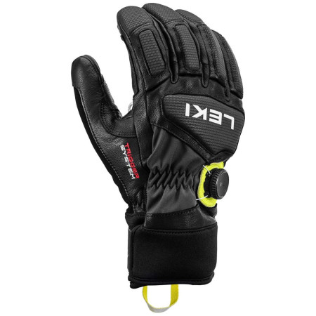 Gants ski Leki Griffin Tune 3D Boa noir black-graphite-ice lemon