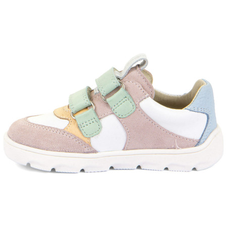 Baskets pour enfant Frodo Barefoot zeru spring White/Pink