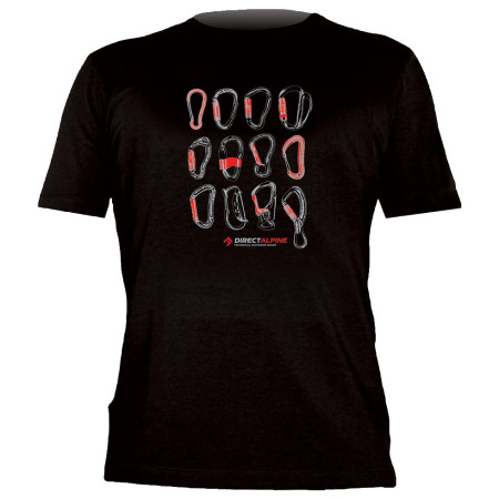 T-shirt homme Direct Alpine Flash vert Black(Carabiners)