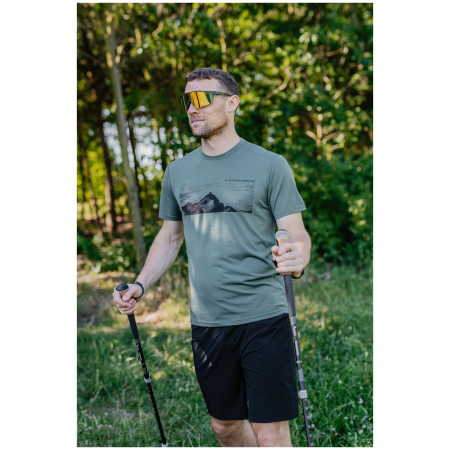 T-shirt homme MOOA Merino Lyolite Highlander 150 Short