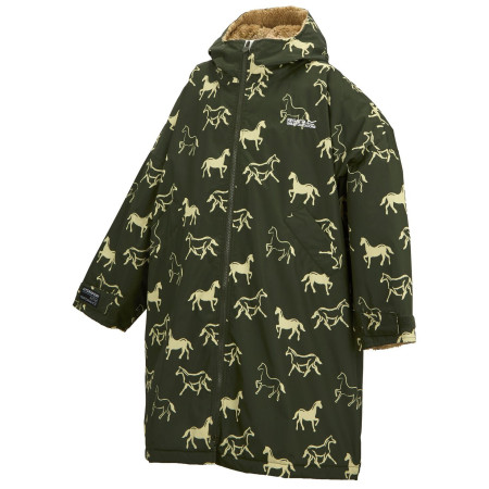 Veste imperméable pour enfant Regatta Junior Waterproof Changing Robe DrkKhHrses