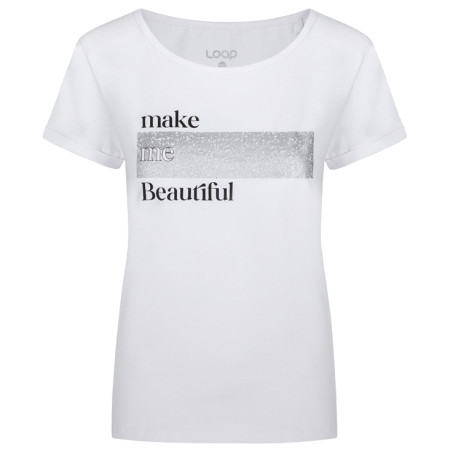 T-shirt femme Loap Abilla blanc Br White/Gray