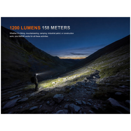 Lampe frontale Fenix HM53R Garnet