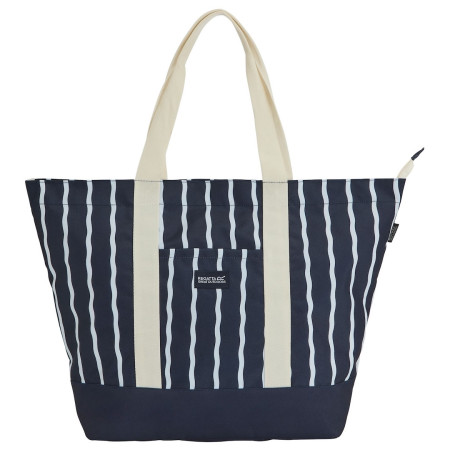 Sac de plage Regatta Boulder Beach Bag bleu / blanc Navy White Stripe