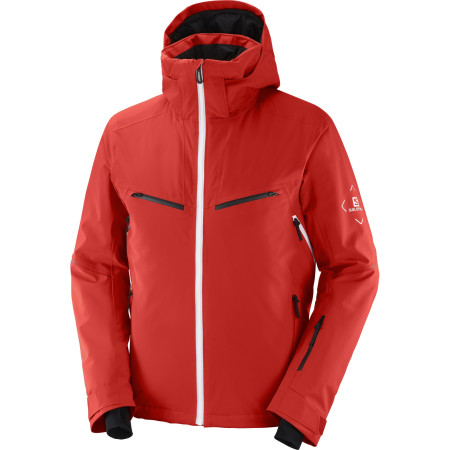 Veste d'hiver homme Salomon Brilliant rouge GojiBerry