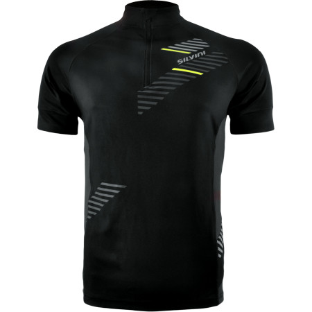 Maillot vélo homme Silvini Croce MD1204 vert BlackYellow