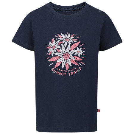 T-shirt enfant Alpine Pro Dallo 3 Moonlit Ocean bleu foncé MOONLIT OCEAN VARIANTA PA