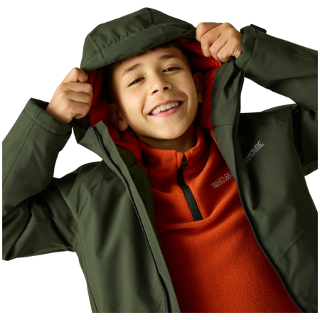 Veste d'hiver enfants Regatta Hillain Warm Lined Dark Khaki