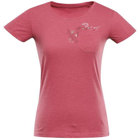 T-shirt femme Alpine Pro Bolena 2 rouge foncé meavewood