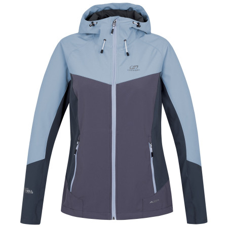 Veste softshell femme Hannah Pulla bleue blue fog/shark
