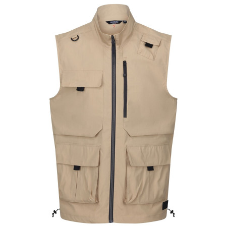 Gilet homme Regatta Travel Light Packaway B/W beige Oat