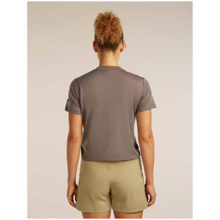 T-shirt femme Icebreaker Merino 150 Tech Lite SS Crop Tee Seed Story