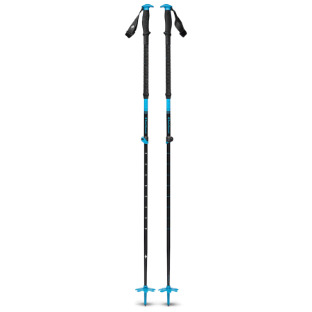 Bâtons de ski alpin Black Diamond Expedition Ski Poles bleu / noir Desert Sky