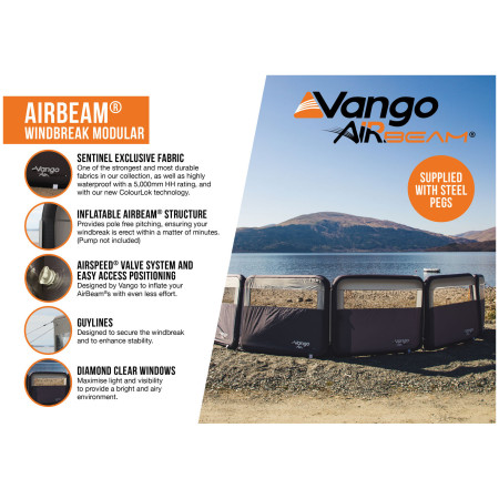 Paravent Vango AirBeam Modular Windbreak