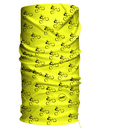 Foulard multifonctionnel H.A.D. Bike jaune FlooYellow