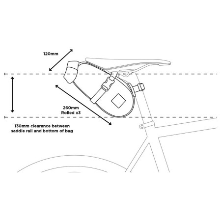 Sacoche de selle Restrap Saddle Pack 2.5l