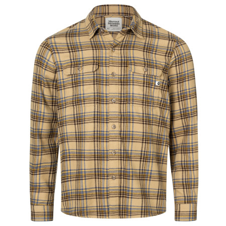 Chemise homme Marmot Bayview Midweight Flannel LS brun Shetland