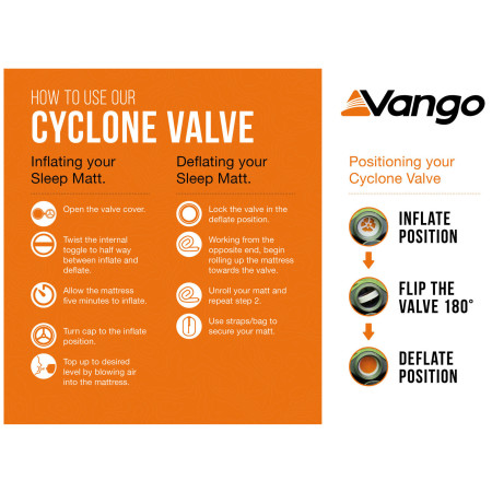 Matelas autogonflant Vango Arcadia 10 Grande