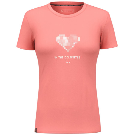 T-shirt femme Salewa Pure Heart Dry W T-Shirt rose 6350 - lantana pink