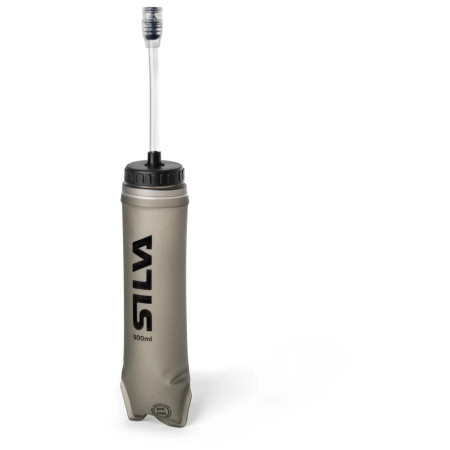 Gourde pliable Silva Soft Flask 500ml Straw gris light grey