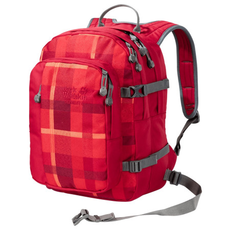 Sac à dos enfant Jack Wolfskin Berkeley S rouge IndianRedWovenCheck