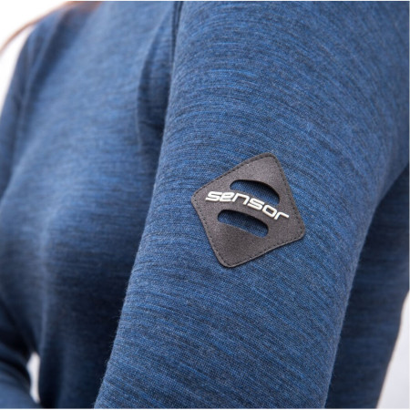 T-shirt fonctionnel femme Sensor Merino Bold Roll Neck dl.rukáv