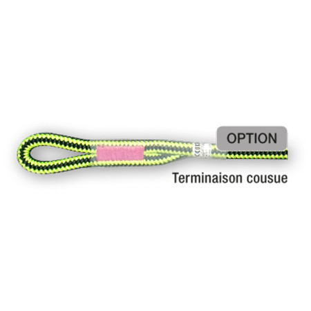 Corde d'élagage Beal Ginkgo 12mm + 2x šit. oko 6m noir / jaune black/yellow